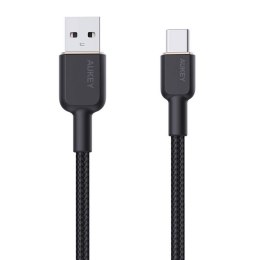 Kabel Aukey CB-NAC2 USB-A do USB-C 1.8m (czarny)
