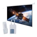 EKRAN ELEKTRYCZNY 140" 254x254cm z pilotem EA-100 1:1 ART