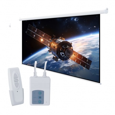 EKRAN ELEKTRYCZNY 140" 254x254cm z pilotem EA-100 1:1 ART