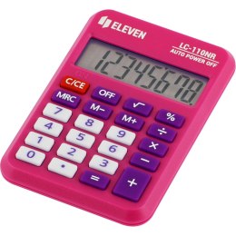 ELEVEN Kalkulator kieszonkowy LC110NR-PK różowy