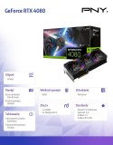 Karta graficzna GeForce RTX 4080 16GB XLR8 Gaming Verto Epix-x RGB Triple Fan