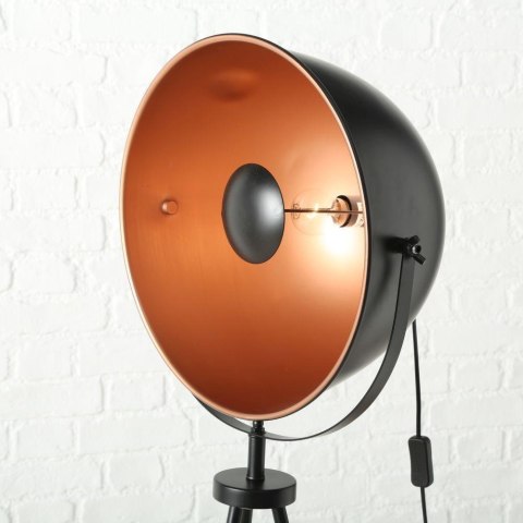 Lampa Elisa stojąca duża wys 160 cm metalowa, kolor czarny, trójnóg, moc żarówki 40W