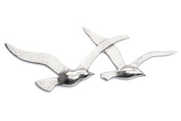 Ozdoba ścienna Latające Ptaki 35 cm Wykonane z aluminium, celowo chropowatego