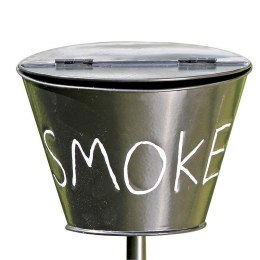 Popielniczka ogrodowa Smoke wys 110 cm metalowa, kolor czarny, średnica 9,5 cm