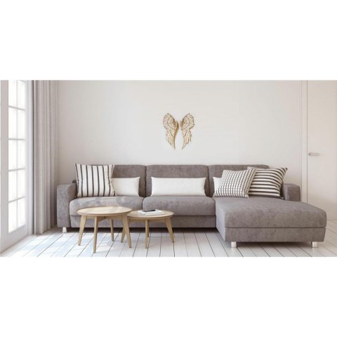 Skrzydła dekoracyjne ścienne wys 55 cm wykonanie polyresin, odcienie beżu, szerokość 21 cm