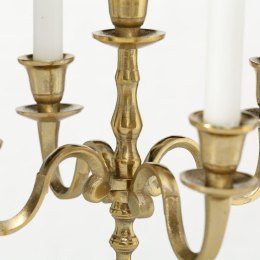 Świecznik Victoria złoty Materiał wykonania aluminium, kolor złoty, wysokość całkowita 40 cm