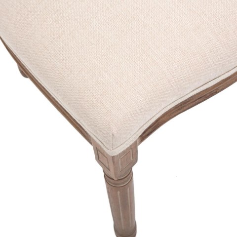 Drewniane krzesło Cleon białe Stabilna i wytrzymała konstrukcja, miękkie siedzisko, przeznaczone do jadalni, salonu lub kawiarni