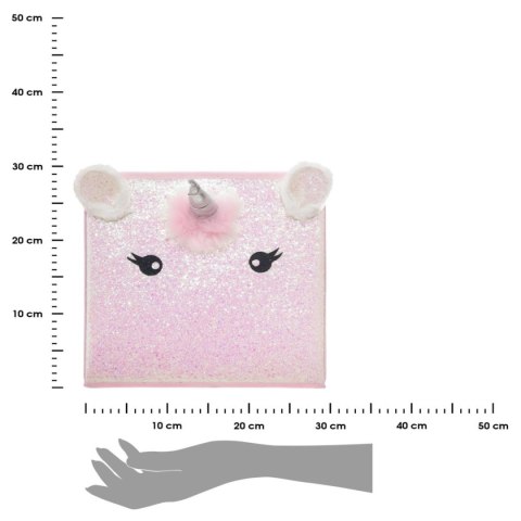 Kosz tekstylny na zabawki Unicorn Imitujący jednorożca, składany i wygodny w przechowywaniu, funkcjonalne uzupełnienie pokoju dz