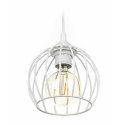 Lampa wisząca New York Bubble 16cm biała Nowoczesna lampa wisząca o kształcie kuli w kolorze białym, styl glamour 16 cm