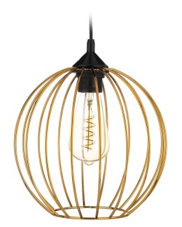 Lampa wisząca New York Bubble 23cm miedź Nowoczesna lampa wisząca o kształcie kuli w kolorze miedzianym, styl glamour 23 cm