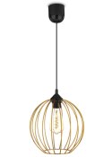 Lampa wisząca New York Bubble 23cm miedź Nowoczesna lampa wisząca o kształcie kuli w kolorze miedzianym, styl glamour 23 cm