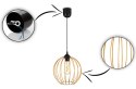 Lampa wisząca New York Bubble 23cm miedź Nowoczesna lampa wisząca o kształcie kuli w kolorze miedzianym, styl glamour 23 cm