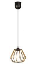 Lampa wisząca WarsawLoft 13 cm miedziana Nowoczesna lampa wisząca geometryczna z połyskiem, w stylu glamour błyszczącym 13 cm mi