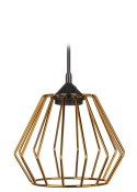 Lampa wisząca WarsawLoft 13 cm miedziana Nowoczesna lampa wisząca geometryczna z połyskiem, w stylu glamour błyszczącym 13 cm mi