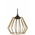 Lampa wisząca WarsawLoft 13 cm miedziana Nowoczesna lampa wisząca geometryczna z połyskiem, w stylu glamour błyszczącym 13 cm mi