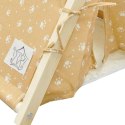 Namiot Tipi dla kota lub psa wzór Łapki Domek dla psa lub kota w formie namiotu tipi z pokrowcem do transportu oraz miękkim lego