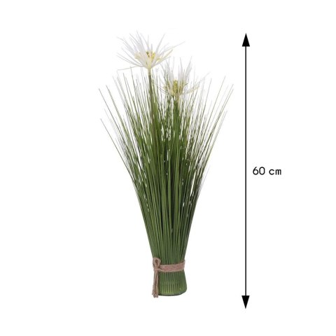 Sztuczna trawa kwitnąca 60 cm wzór 4Sztuczny snopek trawy do dekoracji wnętrz i ogrodów o wysokości 60 cm