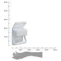 Uchwyt na papier toaletowy 2w1 Wenko Wykonany z tworzywa sztucznego, wyposażony w schowek, montaż za pomocą załączonych śrub i k