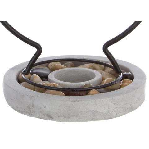 Kominek na olejki w kształcie paleniska Stylowy kominek zapachowy na olejek wosk w kształcie paleniska 24x20cm