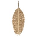 Komplet ozdób ściennych Oasis Leaf Dekoracja ścienna w kształcie liści, wykonana z naturalnego materiału, do salonu przedpokoju 