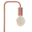 Lampa podłogowa Keli miedziana 150 cm Wykonana z metalu, okrągła podstawa, minimalistyczny i elegancki design