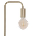 Lampa podłogowa Keli złota 150 cm Wykonana z metalu, okrągła podstawa, minimalistyczny i elegancki design