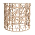 Lampa sufitowa pleciona Boho 40x22 cm Druciany klosz opleciony naturalnym materiałem z trawy morskiej, minimalistyczny i eleganc