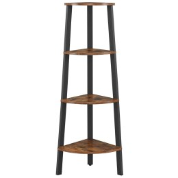 Regał industrialny narożny półka LOFT Wykonany z metalu i solidnej płyty MDF, praktyczna i wytrzymała półka w stylu rystykalnym,