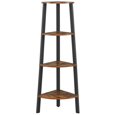 Regał industrialny narożny półka LOFT Wykonany z metalu i solidnej płyty MDF, praktyczna i wytrzymała półka w stylu rystykalnym,