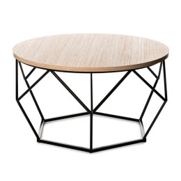 Stolik kawowy Diamond 70 cm San Marino Konstrukcja lakierowana na czarno, blat wykonany z płyty MDF w kolorze San Marino, wysoko