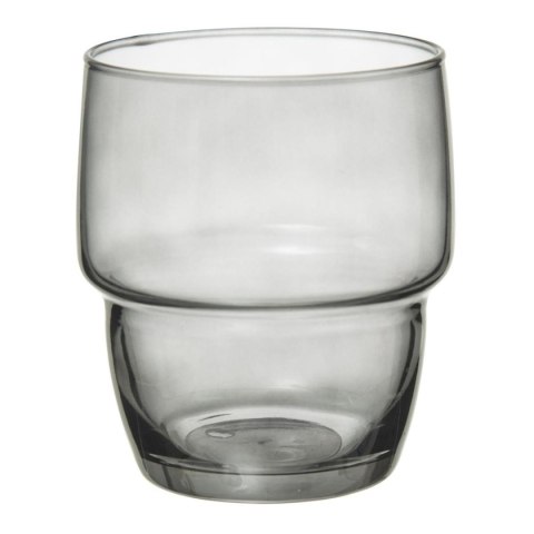 Komplet 6 kolorowych szklanek 280 ml Zestaw szklanek wykonanych z odpornego szkła, sprawdzi się do serwowania zimnych napojów i 