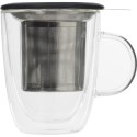 Kubek z zaparzaczem Louie 300 ml Wykonany z wysokiej jakości szkła, pokrywka w zestawie, zapakowany w eleganckie opakowanie