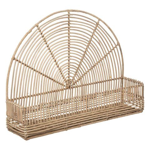 Półki ścienne rattanowe komplet 2 sztuk Ozdobne półki wykonane z rattanu, umożliwią przechowywanie drobiazgów, piękna dekoracja 