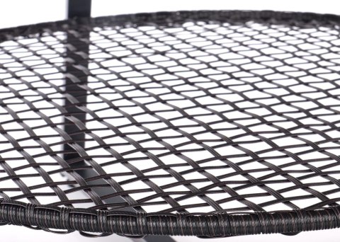 Stolik kawowy Florence dąb naturalny Stalowa podstawa lakierowana na czarno, blat wykonany z MDF-u z okleiną w kolorze naturalne