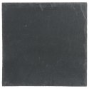Talerz z kamienia łupkowego 25x25 cm Prostokątna deska kuchenna wykonana z łupka kamiennego, idealna do serwowania dań i przekąs