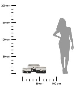 Zestaw koszy bambusowych 3 szt czarne Komplet koszyków, pojemników wykonanych z bambusa w czarnym kolorze do przechowywania wsze