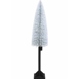 Drzewko świąteczne led 120 cm Ozdoba świąteczna, choinka w kształcie stożka w kolorze biało-zielonym, gałązki pokryte sztucznym 