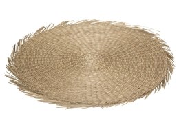 Podkładka na stół Cuba 40 cm Okrągła mata stołowa wykonana z trawy morskiej, zabezpieczy powierzchnie przed wysoką temperaturą, 