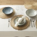 Podkładka na stół Cuba 40 cm Okrągła mata stołowa wykonana z trawy morskiej, zabezpieczy powierzchnie przed wysoką temperaturą, 
