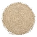 Podkładka na stół Cuba 40 cm Okrągła mata stołowa wykonana z trawy morskiej, zabezpieczy powierzchnie przed wysoką temperaturą, 