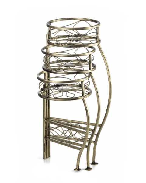 Kwietnik składany stojący potrójny LOFT Wykonany z metalu, solidny i wytrzymały kwietnik stojący na rośliny do domu w stylu indu