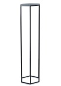 Kwietnik stojak na kwiaty czarny 100 cm Wykonany z metalu, prosty i stylowy stojak na kwiatki w kolorze czarnym