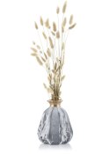 Wazon Liam Marbling Gold 13 cm Nietuzinkowy wazon w odcieniach bieli i szarości z dodatkiem złota, elegancka ozdoba do salonu.