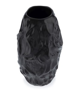 Wazon Louis Black 29 cm, kolor czarny Elegancki wazon o nieregularnym kształcie, nieoczywiste, loftowe wzornictwo, kolor czarny.