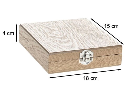 Zestaw sommeliera w pudełku 4 elementy Akcesoria do wina w drewnianym pudełku: korkociąg z otwieraczem do butelek, nóż sommelier