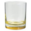 Komplet 6 kolorowych szklanek 300 ml Zestaw szklanek wykonanych z odpornego szkła, sprawdzi się do serwowania zimnych napojów i 