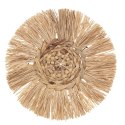 Komplet ozdób ściennych RaffiaDekoracje wykonane z naturalnej rafii, w kształcie okręgów, doskonałe uzupełnienie aranżacji w sty