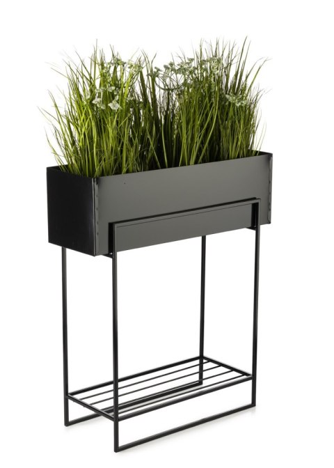 Kwietnik metalowy stojak na kwiaty 72 cm