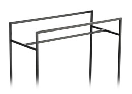 Kwietnik metalowy stojak na kwiaty 82 cm Wykonany z metalu, prosty ale funkcjonalny stojak na ręczniki oraz osłonka na rośliny w