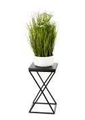 Kwietnik stojący 40 cm z blatem MDF LOFTWykonany z metalu oraz płyty MDF solidny i stylowy kwietnik w stylu industrialnym oraz L